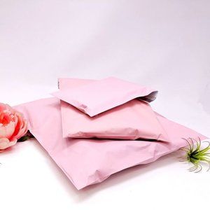 50 pastel pink designer 6x9 poly mailers